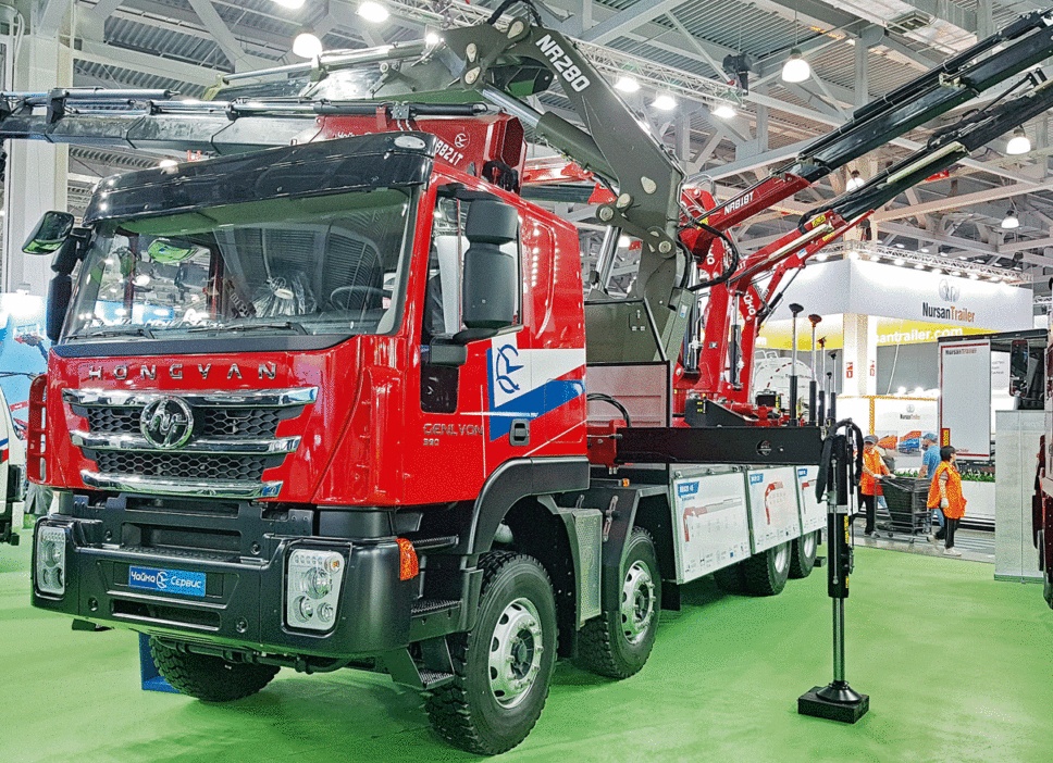 Кран-манипулятор «Чайка NR821T» – модель немассового спроса